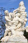 Estatua de Aristeo y Proteus por Slodtz, Cuenca Apolo, Versalles