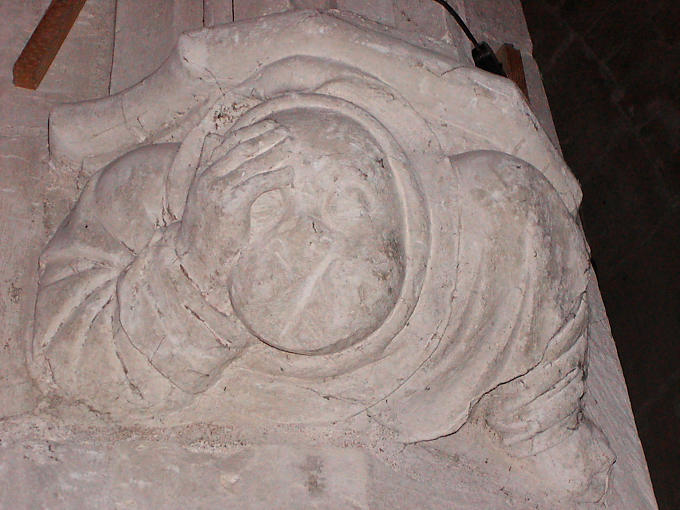 Dolor de cabeza, la escultura, el Castillo de Amboise, Francia.