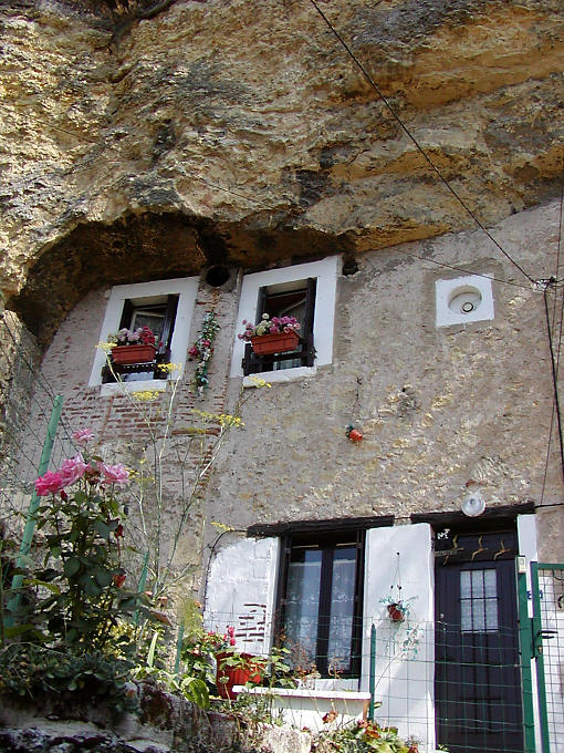 Cueva Hábitat en Amboise, Francia.