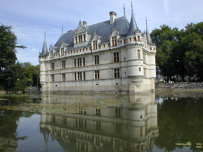 Indre-et-Loire, Castillo de Azay-le-Rideau, Francia.