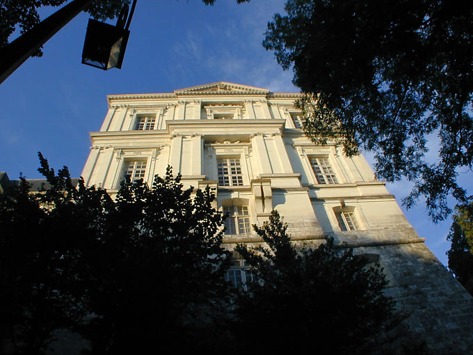 Château de Blois, vista lateral exterior, Francia.