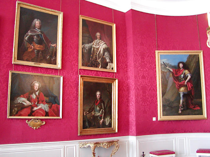 Tablas de reyes, el Castillo de Chambord, Francia.