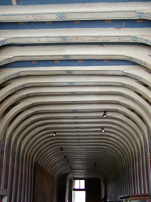 Pasillo del segundo piso, Château de Chenonceau, Francia.