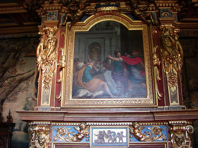 Château de Cheverny, rey dormitorio, Francia.