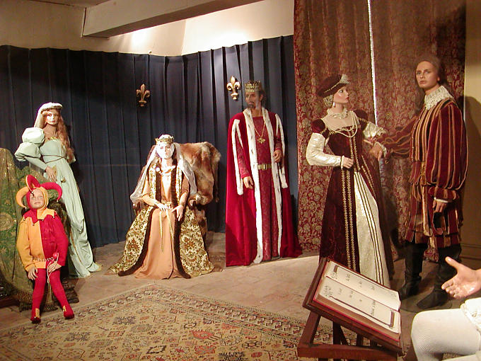 La familia del Castillo de la Bella Durmiente de Ussé, Francia.