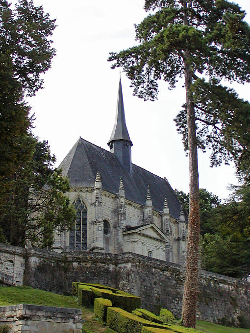 Colegiata de Sainte-Anne, Rigny-Ussé, Francia.