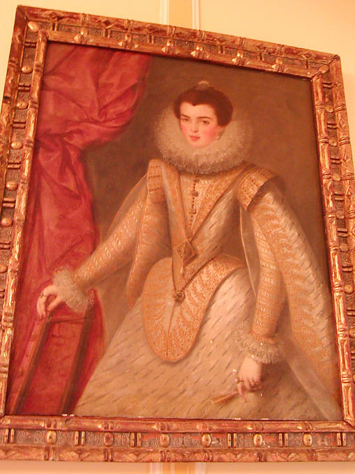 Tabla en la sala de Foso, Villandry, Francia.