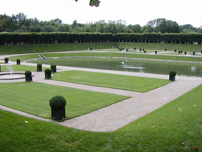 El jardín del agua, Château de Villandry, Francia.