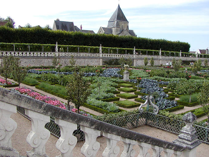 Monástica Potager, Villandry, Francia.