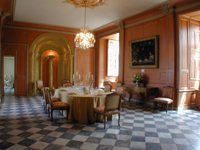 Comedor Michelangelo Castellane, Château de Villandry, Francia.