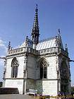 La capilla de Saint-Hubert, el Castillo de Amboise, Francia.