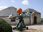 El sistema solar, diseñado por Leonardo Da Vinci, Clos Luce, Amboise, Francia.