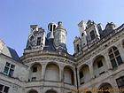 Perspectiva de ángulo Chambord Castillo, Francia.