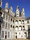 Elementos de la configuración y Chambord, Francia.
