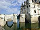 Entrada del Castillo de Chenonceau, Francia.