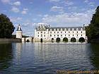 Panorama del Castillo de Chenonceau, Francia.