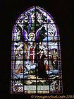 Stained Juana de Arco Iglesia Clamecy, Francia.