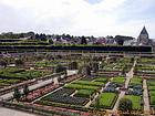 Pueblo y huerta Villandry, Francia.