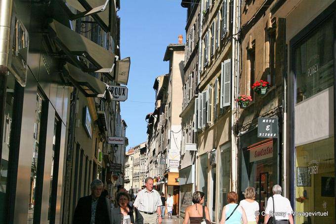 AviPlace de Cambio, calle peatonal, Aviñón, Provence, Francia