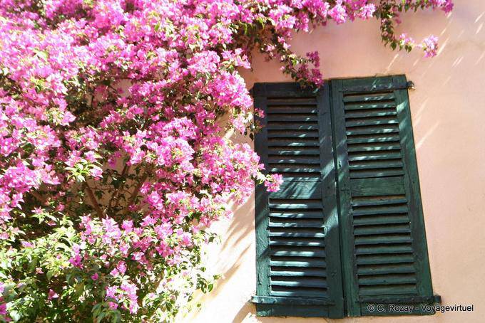 Ramatuelle cerradas, Provence, Francia