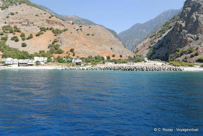 Agia Roumeli-boca playa - Creta, Grecia