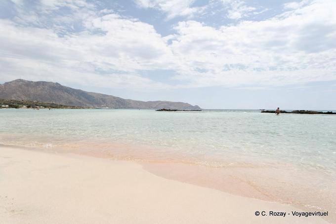 Luz Laguna de Creta Elafonissi - Creta, Grecia