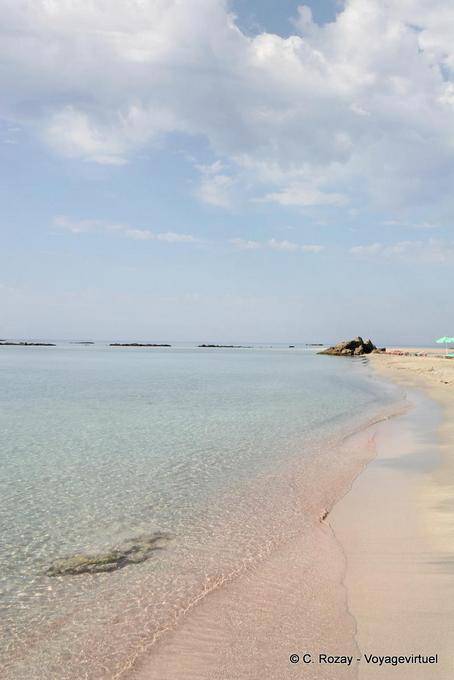 Sueño orilla, Elafonissi - Creta, Grecia