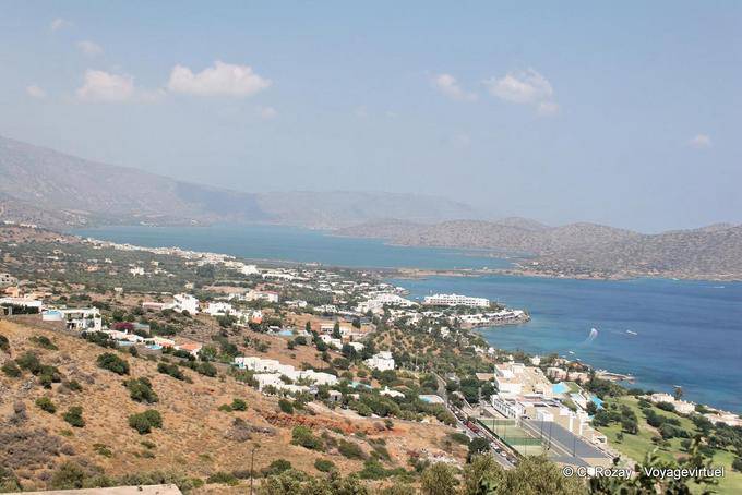 Con vistas a la bahía de Mirabello, Elounda - Creta, Grecia