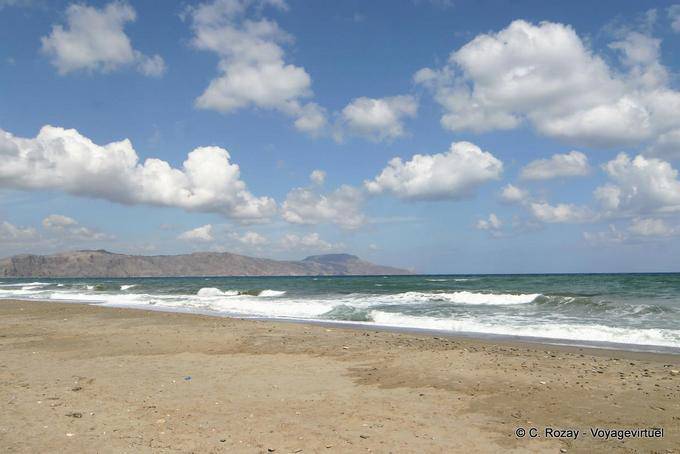 Gran playa Kolpos Almirou, Georgioupoli - Creta, Grecia