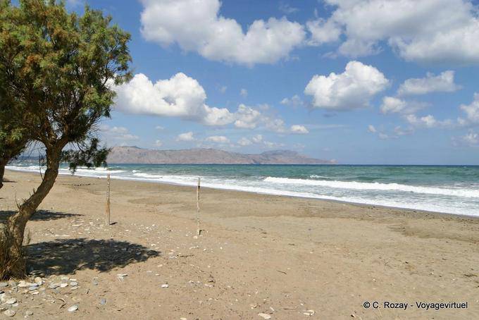 Vista desde Paralia Kourna, Georgioupoli - Creta, Grecia