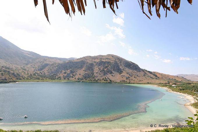 Lago y Montañas Blancas de Kourna - Creta, Grecia