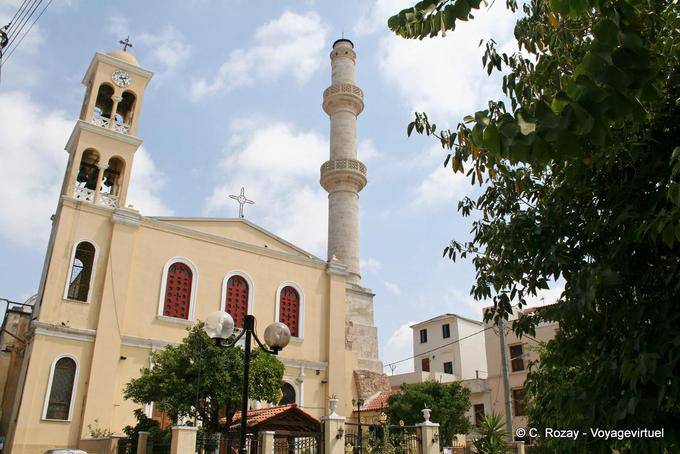 La iglesia de Agios Nikolaos Splantzi, Chania - Creta, Grecia
