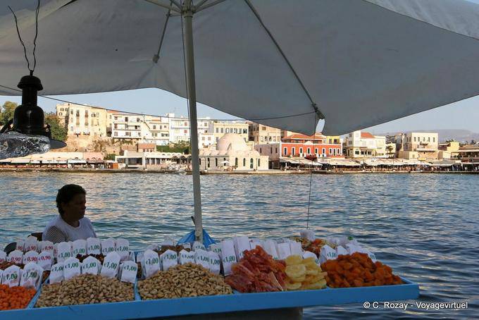 Vendedor ambulante Canea (Chania) - Creta, Grecia