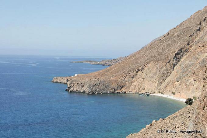 Playa de agua dulce, Hora Sfakion - Creta, Grecia