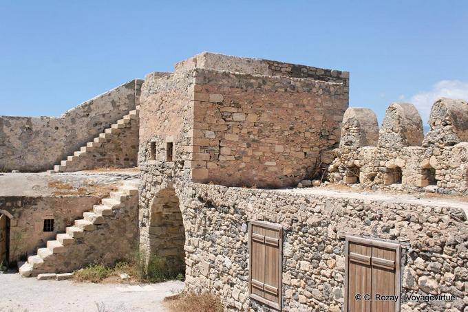 Ierapetra, la fortaleza medieval de Kales, construido en 1626 - Creta, Grecia