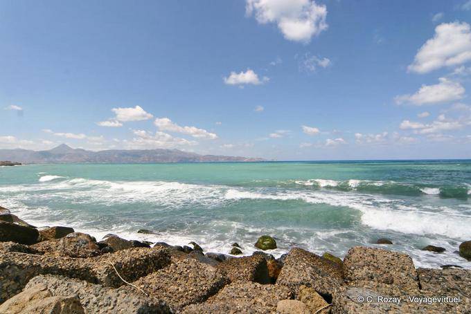 Los colores del cielo y el mar de colores, Heraklion - Creta, Grecia
