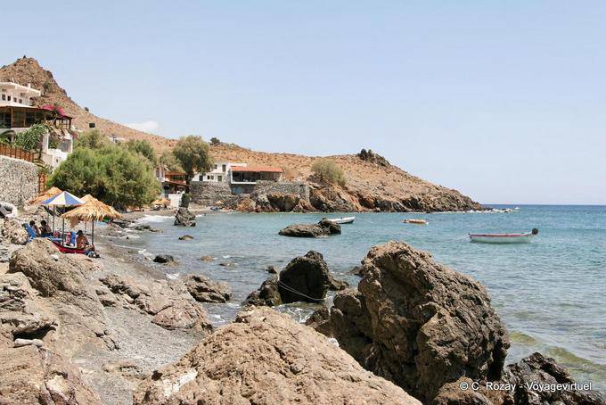 Patena lado hacia Lentas - Creta, Grecia