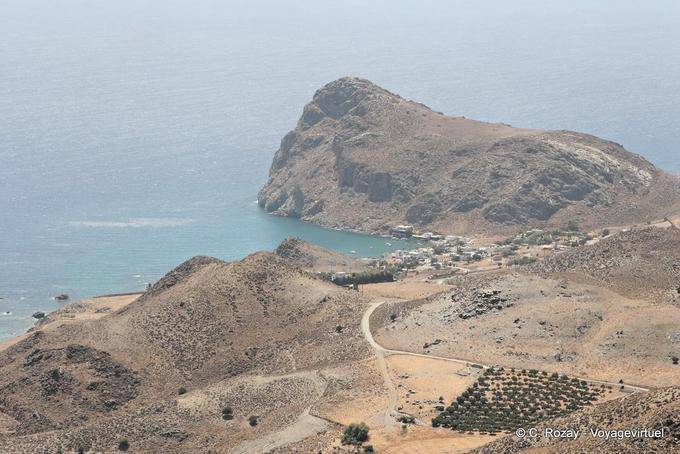 Lentas panorama de la montaña - Creta, Grecia