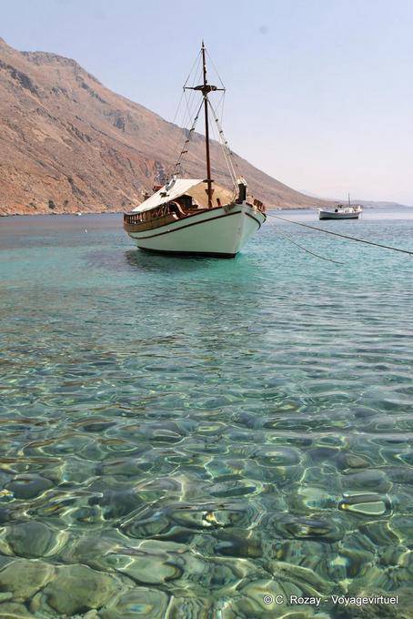 Agua cristalina Schooner, Loutro - Creta, Grecia