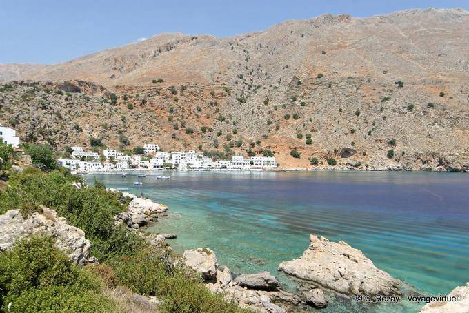 Loutro, ex Phoenix, antiguo puerto de Anápolis - Creta, Grecia