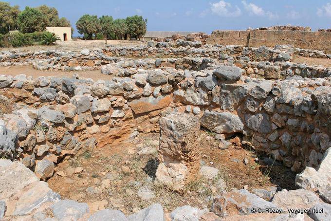 El sitio kouloures de Malia - Creta, Grecia