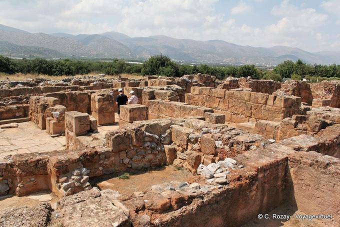 Ala oeste del palacio minoico de Malia - Creta, Grecia