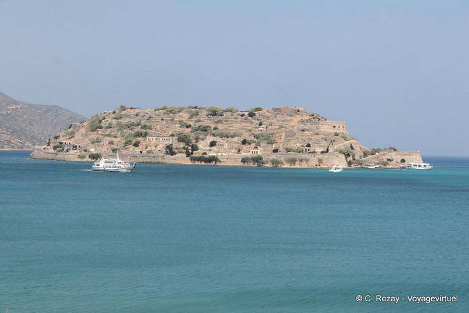 Fortaleza de la isla de Spinalonga Kalidon - Creta, Grecia
