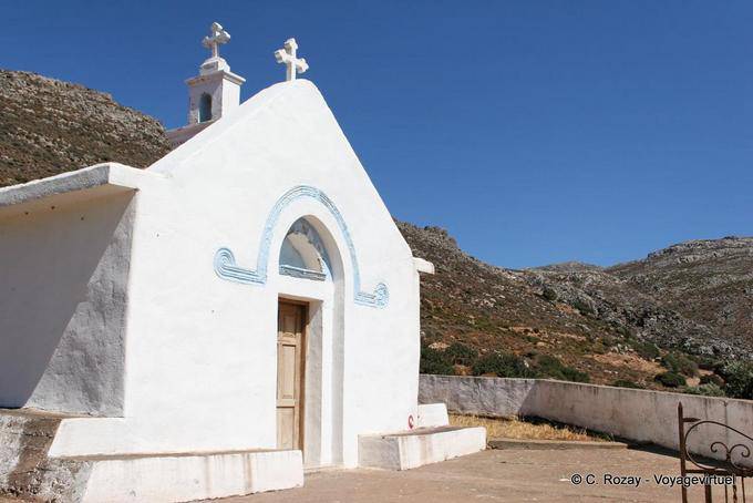 Capilla en las alturas de Zakros - Creta, Grecia