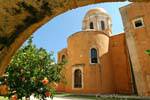 Agia Triada Akrotiri, detrás del santuario principal de la catedral (ministro), Creta.