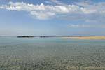 Cuando el cielo y mar se confunden, Elafonissi, Creta.
