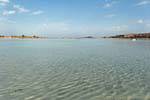 La transparencia del agua Elafonissi, Creta.
