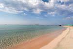 Paseo por la playa, Elafonissi, Creta.