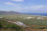 Los cultivos en la llanura de Falasarna, Creta.