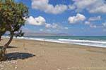 Vista desde Paralia Kourna, Georgioupoli, Creta.